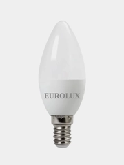 Лампа светодиодная LL-E-C37-5W-230-27K-E14 (свеча 5Вт тепл. Е14) Eurolux