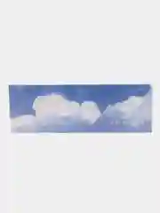 Лазурный набор стикеров самоклеящихся с принтом. Бумага для записей, закладка