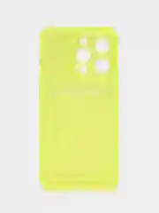Лимонный чехол с карманом для карт iPhone XR, 11, 12, 13, 14, 15, Pro, Pro Max, Plus, 7, 8, айфон