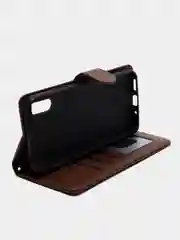 Коричневый кожаный PU чехол книжка Xiaomi Redmi 9A