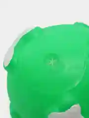 Зеленый мячик резиновый для собак, с пищалкой