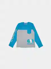 Бирюзовый свитшот для мальчика Bonito kids