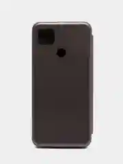 Серебряный чехол-книжка для Xiaomi Redmi 9C / 9C NFC / 10A (9С / 10А)