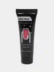 Акригель, гель для наращивания ногтей Vicovi, прозрачный, камуфлирующий, 15 мл