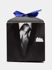 Коралловый коробка подарочная для подарка "Квадратная с рисунком", складная