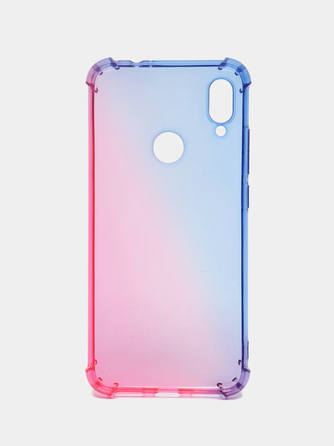 Голубой чехол градиентный Xiaomi Redmi Note 8/8T/9/9T/9A/7/7A/8A/10/11/9C/10C Pro/K40