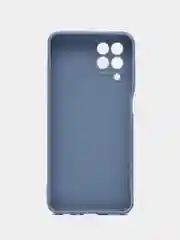 Синий меланж чехол для Samsung Galaxy M33 (Самсунг М33) 5G, с защитой камеры, силиконовый