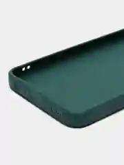Тёмно-зелёный чехол для Samsung Galaxy M33 (Самсунг М33) 5G, с защитой камеры, силиконовый
