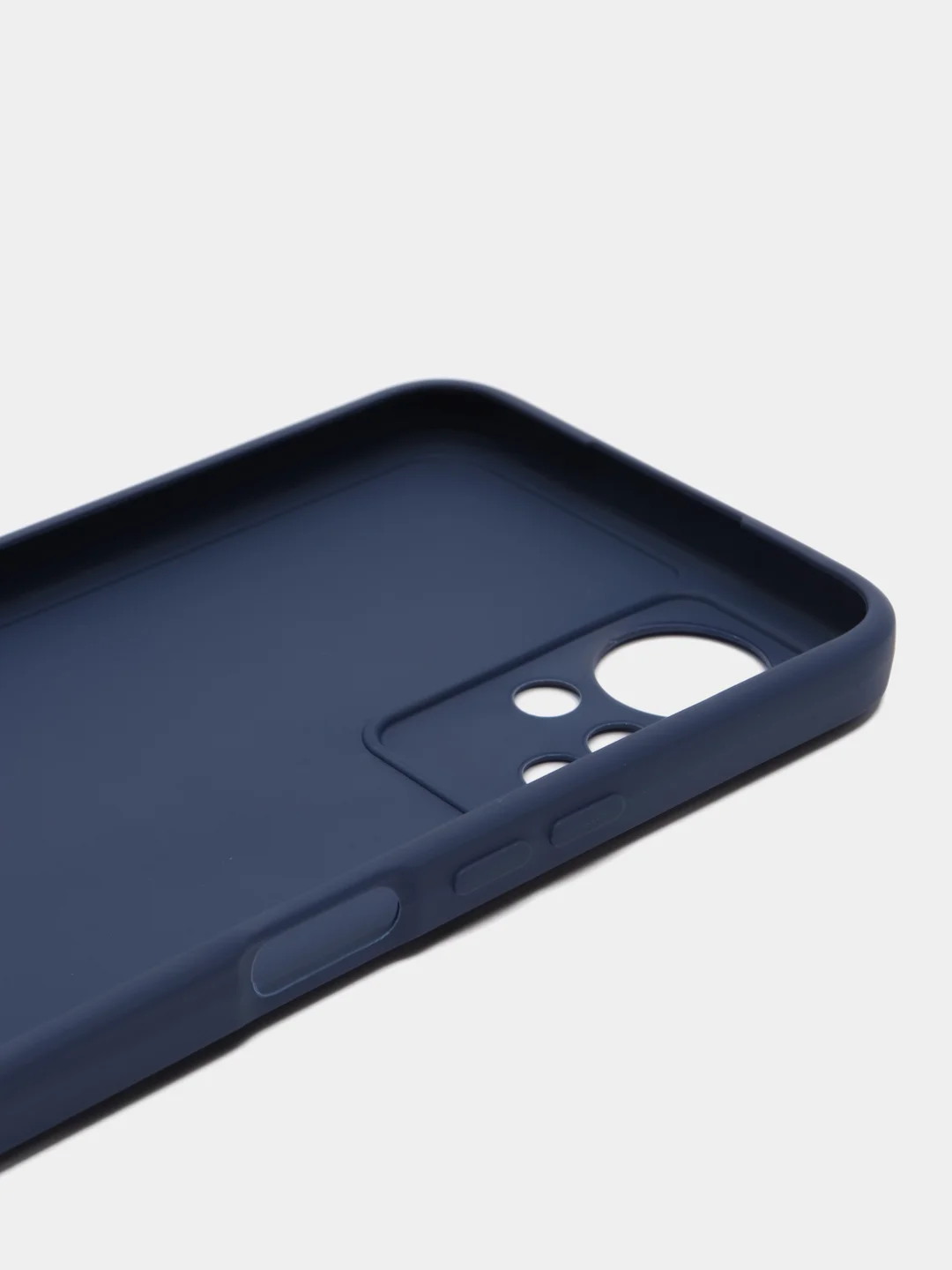 Темно-синий чехол для Infinix Note 11, Note 12 G88 (Инфиникс Нот 11, Нот 12 Г88), силиконовый