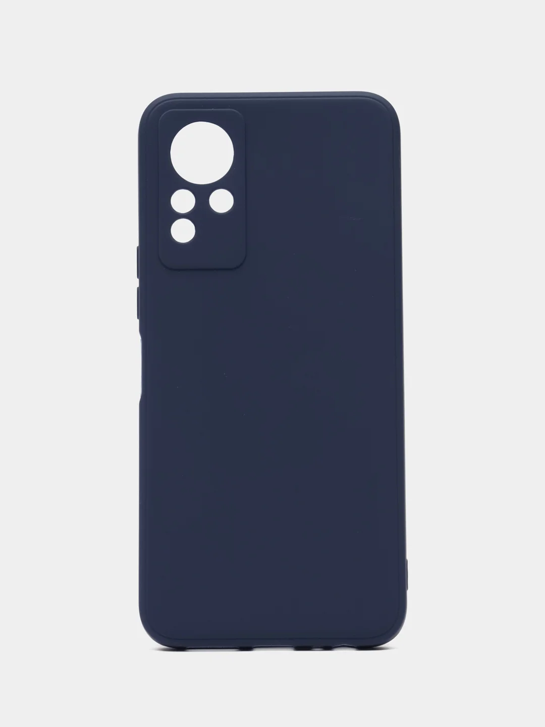 Темно-синий чехол для Infinix Note 11, Note 12 G88 (Инфиникс Нот 11, Нот 12 Г88), силиконовый