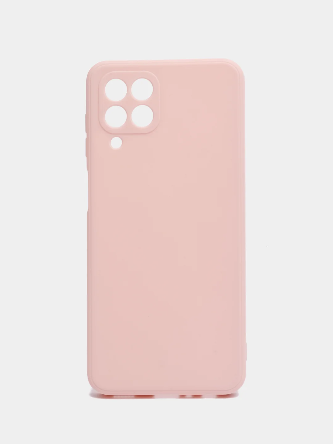 Пудровый чехол для Samsung Galaxy M33 (Самсунг М33) 5G, с защитой камеры, силиконовый