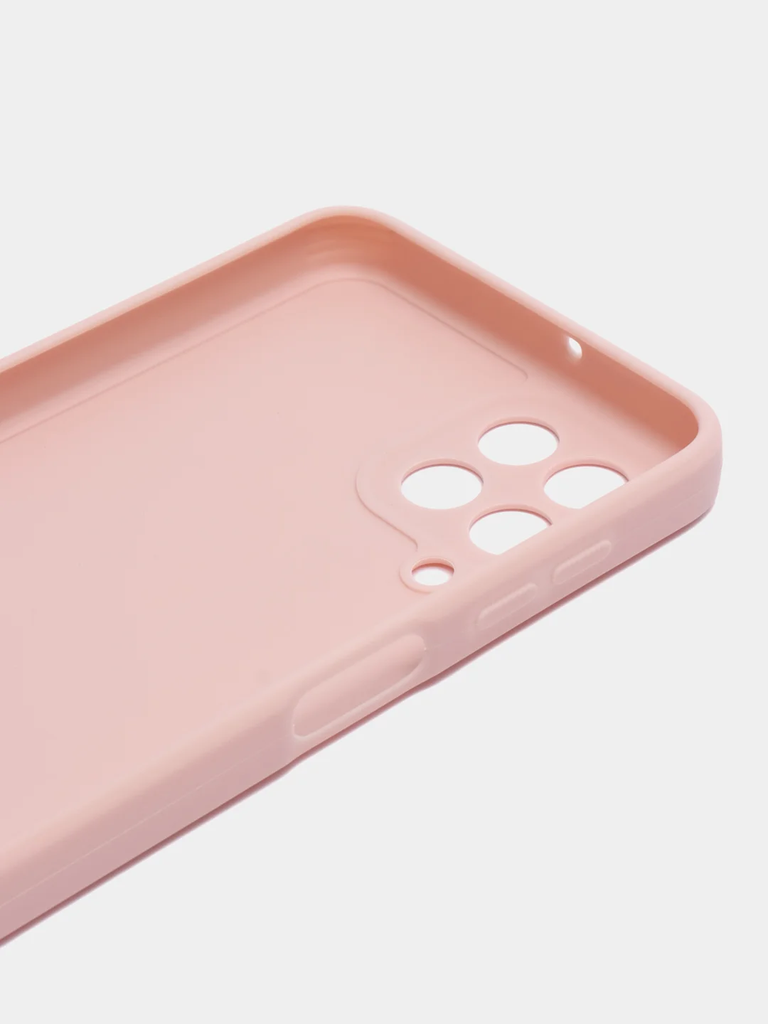 Пудровый чехол для Samsung Galaxy M33 (Самсунг М33) 5G, с защитой камеры, силиконовый