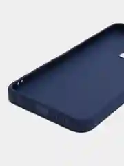 Темно-синий силиконовый чехол для Infinix Hot 12 Pro (Инфиникс Хот 12 Про) прозрачный