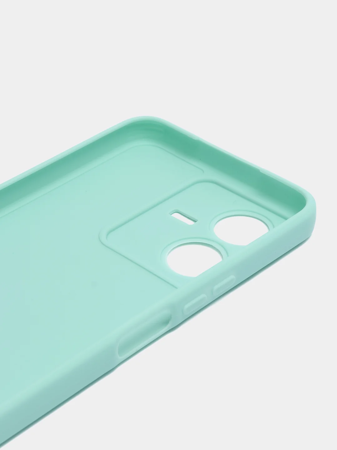 Мятный чехол для Vivo Y22 (Виво у22), прозрачный, силиконовый