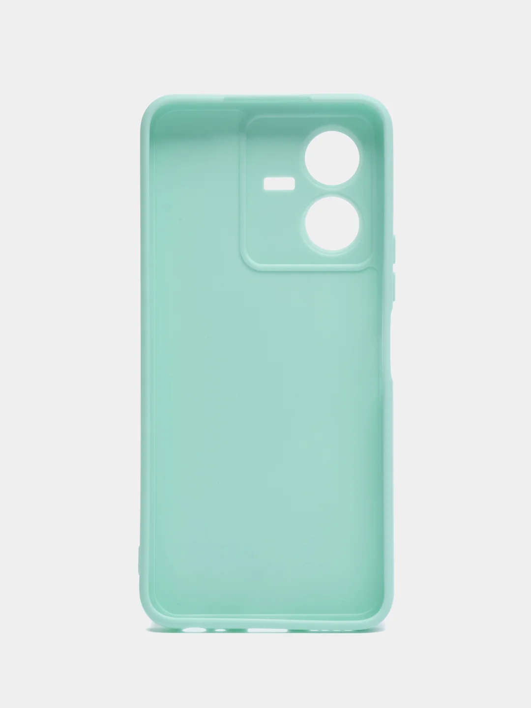 Мятный чехол для Vivo Y22 (Виво у22), прозрачный, силиконовый