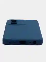 Синий чехол для Vivo Y22 (Виво  у22), прозрачный, силиконовый