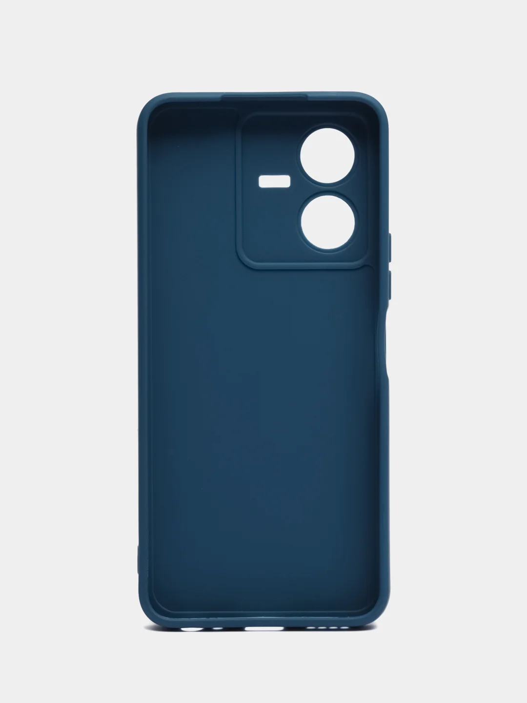 Синий чехол для Vivo Y22 (Виво у22), прозрачный, силиконовый
