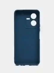 Синий чехол для Vivo Y22 (Виво  у22), прозрачный, силиконовый