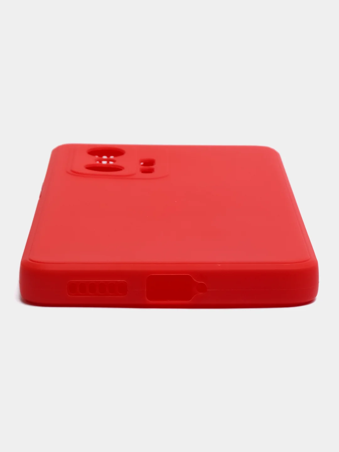 Красный чехол для Xiaomi Mi 11T и 11T Pro (Сяоми Ми 11Т, 11Т Про), матовый, силиконовый