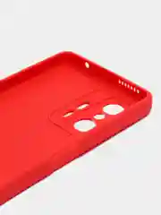 Красный чехол для Xiaomi Mi 11T и 11T Pro (Сяоми Ми 11Т, 11Т Про), матовый, силиконовый