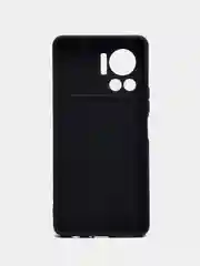 Черный чехол для Infinix NOTE 12 VIP (Инфиникс Нот 12 Вип), силиконовый