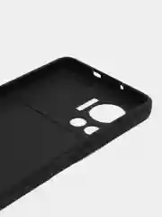 Черный чехол для Infinix NOTE 12 VIP (Инфиникс Нот 12 Вип), силиконовый
