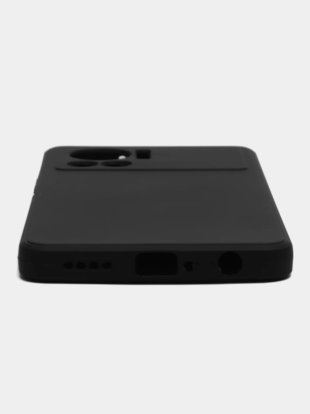 Черный чехол для Infinix NOTE 12 VIP (Инфиникс Нот 12 Вип), силиконовый