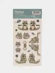Наклейки-разделители для ежедневника "Кошки" , 9 х 18 см