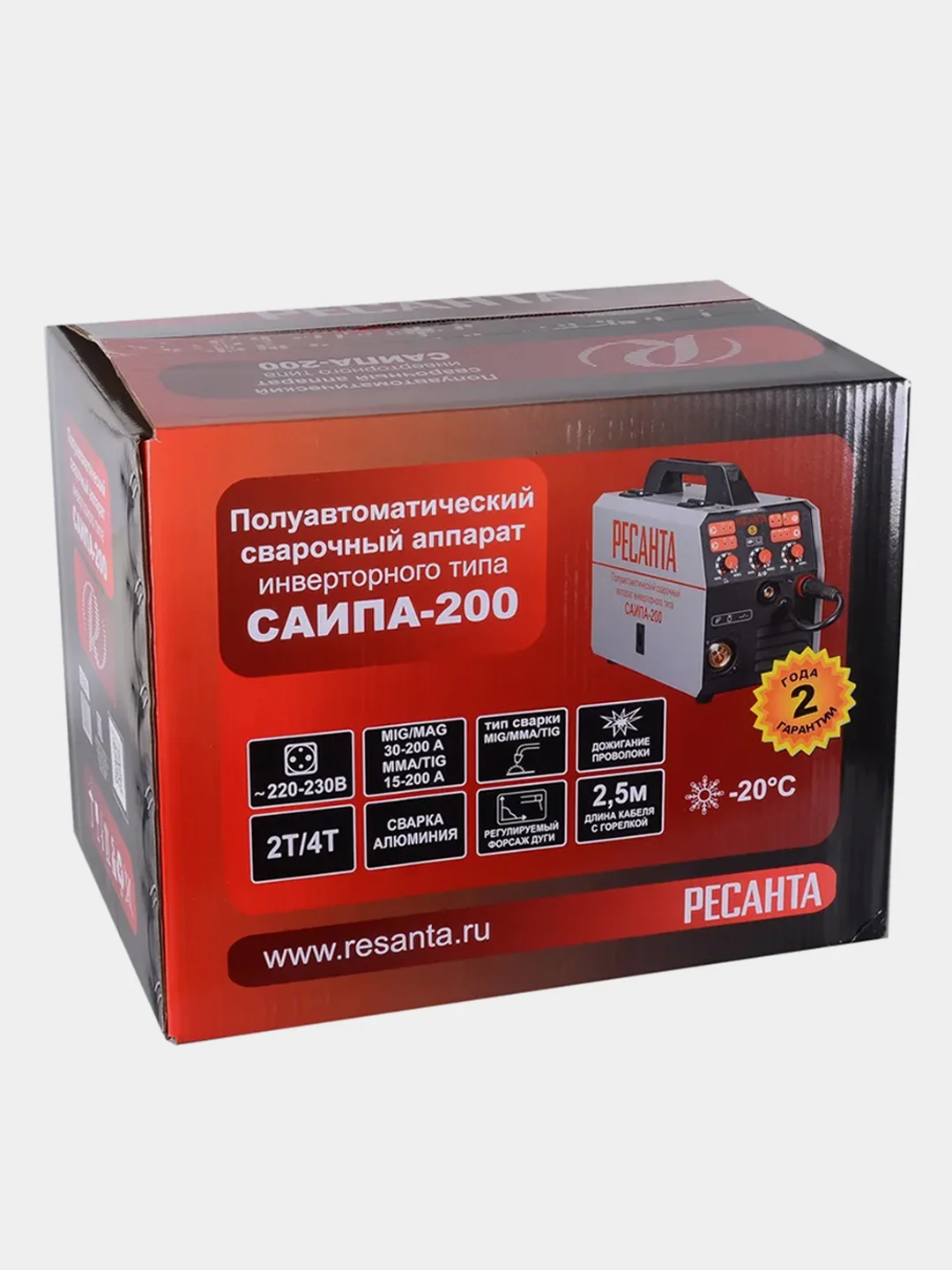 Сварочный полуавтомат САИПА-200 (MIG/MAG) Ресанта