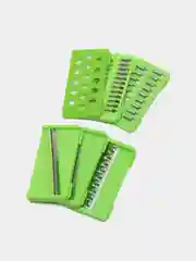 Серый меланж терка для овощей / Овощерезка ручная универсальная Nicer Dicer