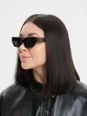 Черный женские солнцезащитные очки/ Имиджевые очки/UV400