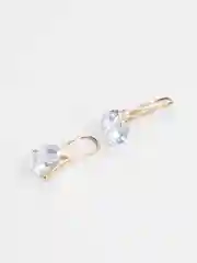 Белый серьги