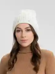 Белый шапка "Ролина"