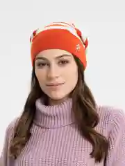 Оранжевый шапка женская, молодежная