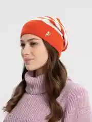 Оранжевый шапка женская, молодежная