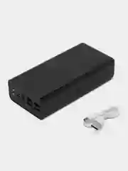 Черный внешний аккумулятор Power Bank, 50000мА