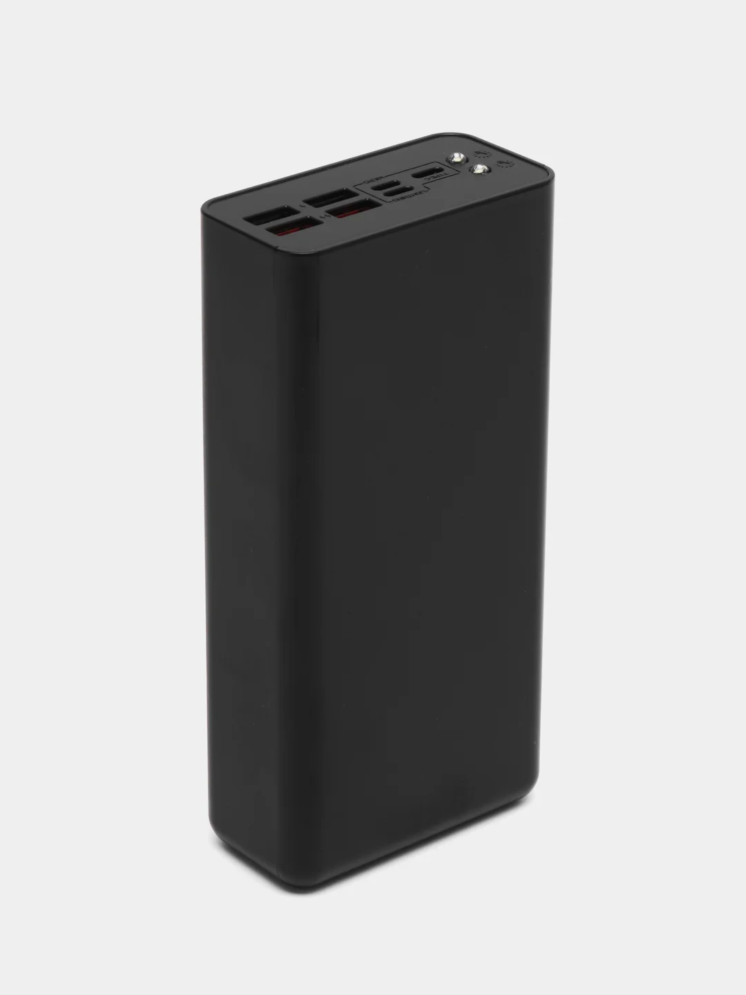 Черный внешний аккумулятор Power Bank, 50000мА