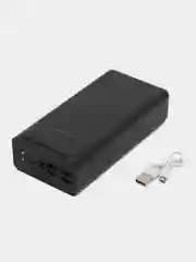Серый внешний аккумулятор Power Bank, 50000мА