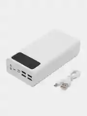 Белый внешний аккумулятор Power Bank, 50000мА