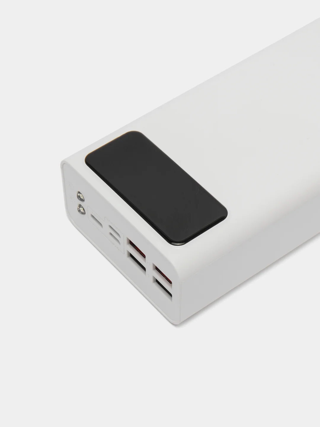 Белый внешний аккумулятор Power Bank, 50000мА
