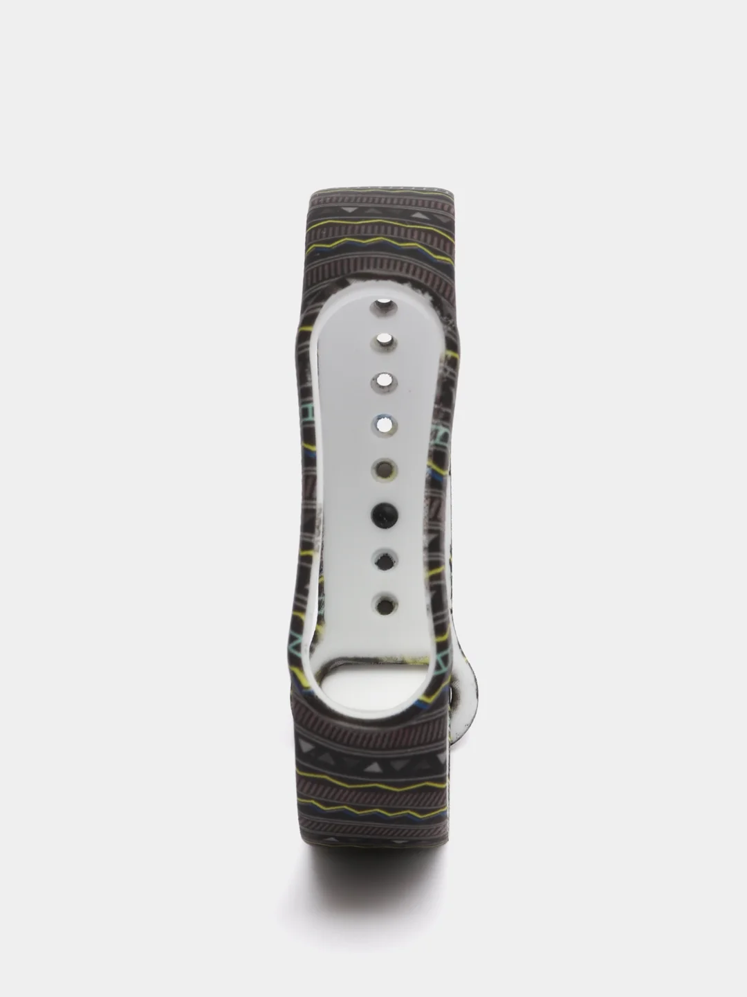 Индиго ремешок для Xiaomi Mi Band 5, 6, силиконовый, с принтом