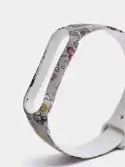 Конфетный ремешок для Xiaomi Mi Band 5, 6, силиконовый, с принтом