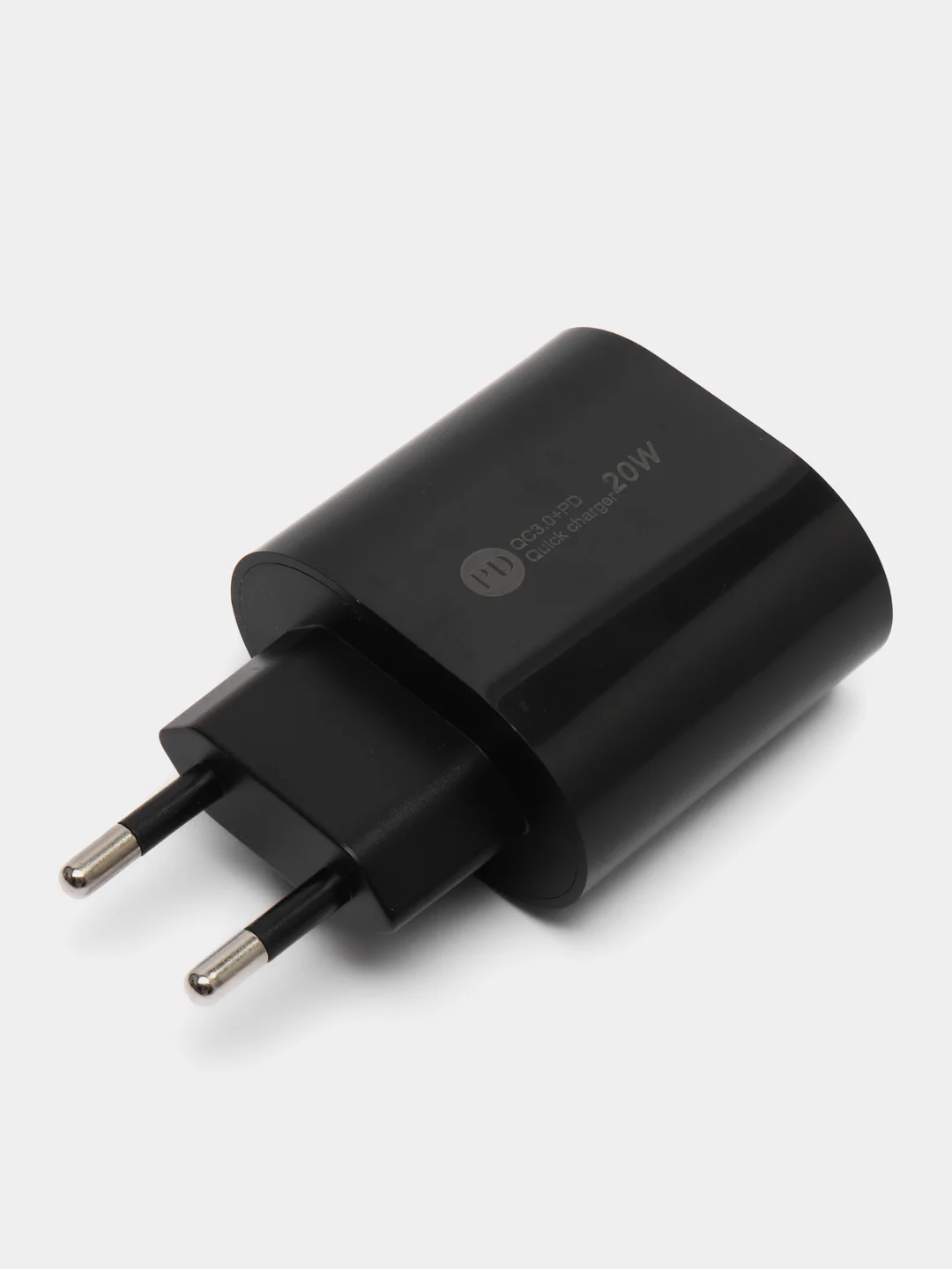 Черный зарядноe устройство Type-C/USB 20W