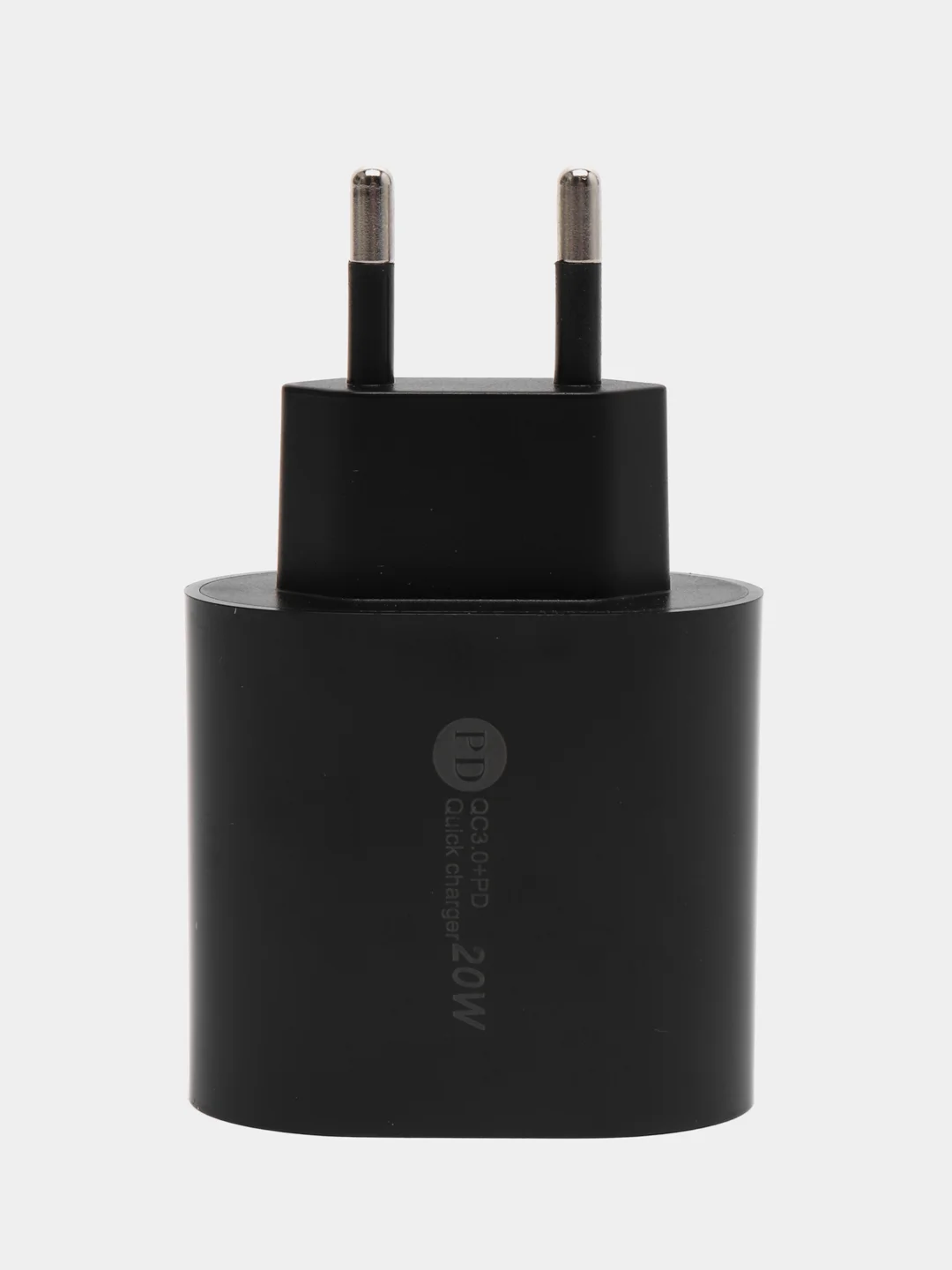 Черный зарядноe устройство Type-C/USB 20W