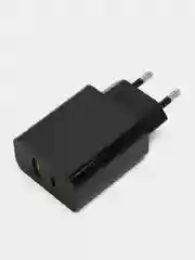 Черный зарядноe устройство Type-C/USB 20W