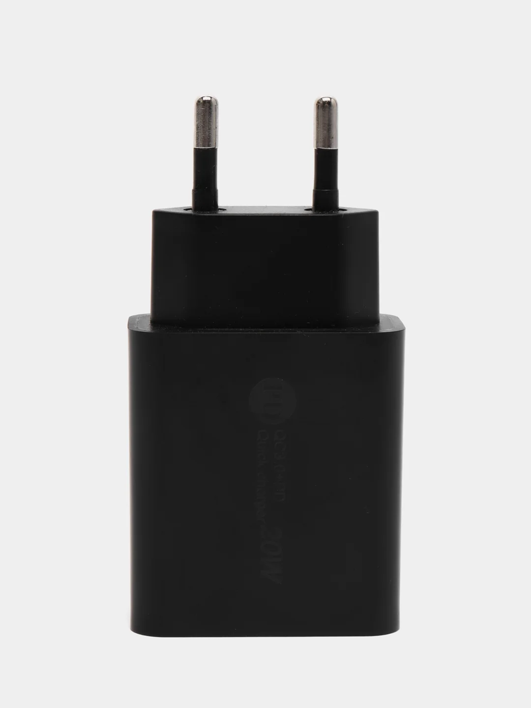 Черный зарядноe устройство Type-C/USB 20W
