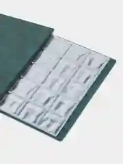 Зеленый альбом для монет, 120 ячеек