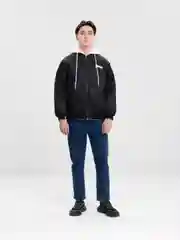 Черный куртка-бомбер Baseball Unisex
