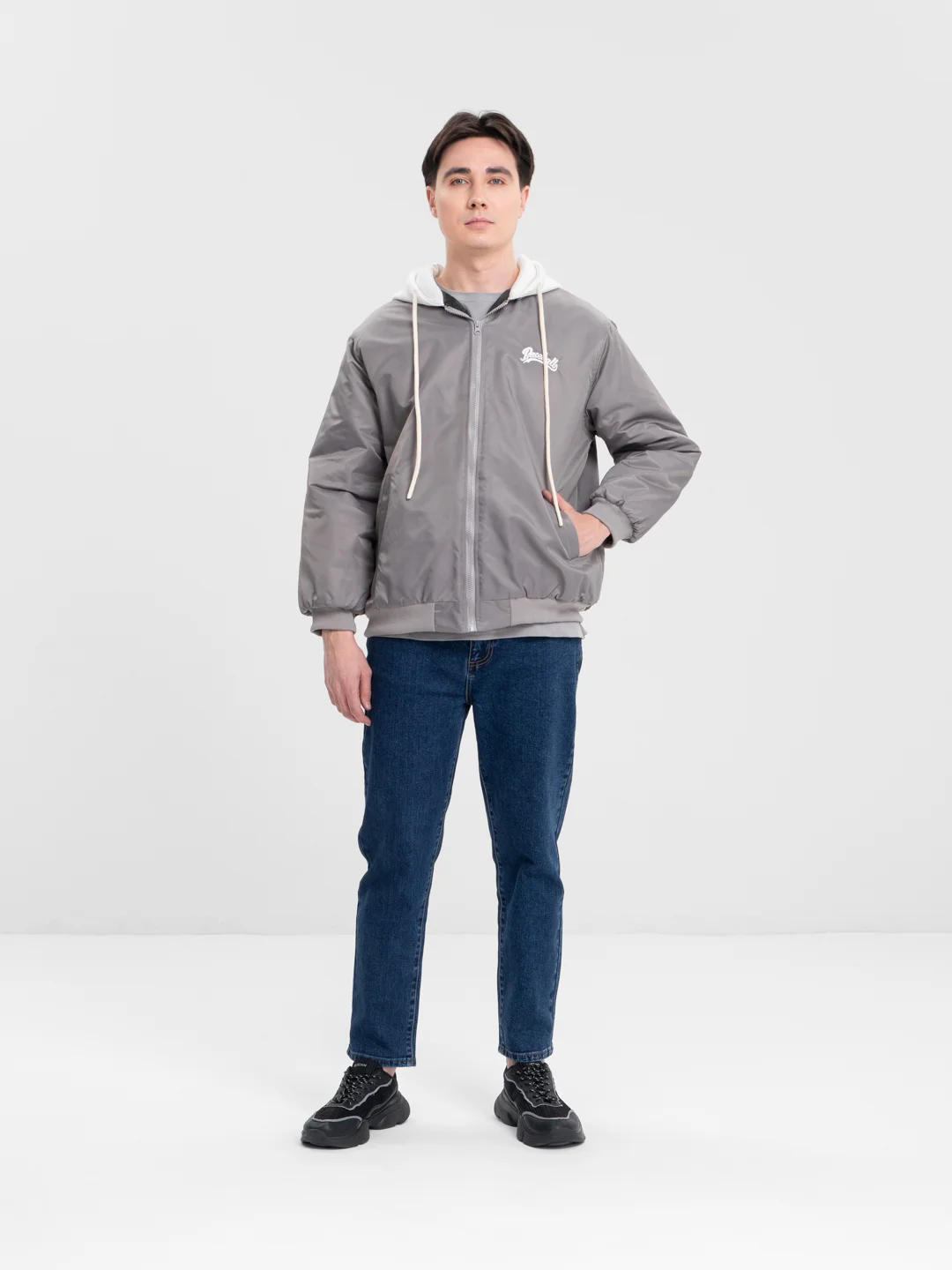 Угольный куртка-бомбер Baseball Unisex