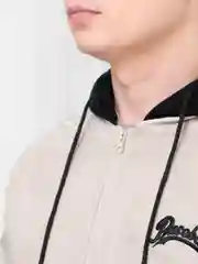 Слоновая кость куртка-бомбер Baseball Unisex